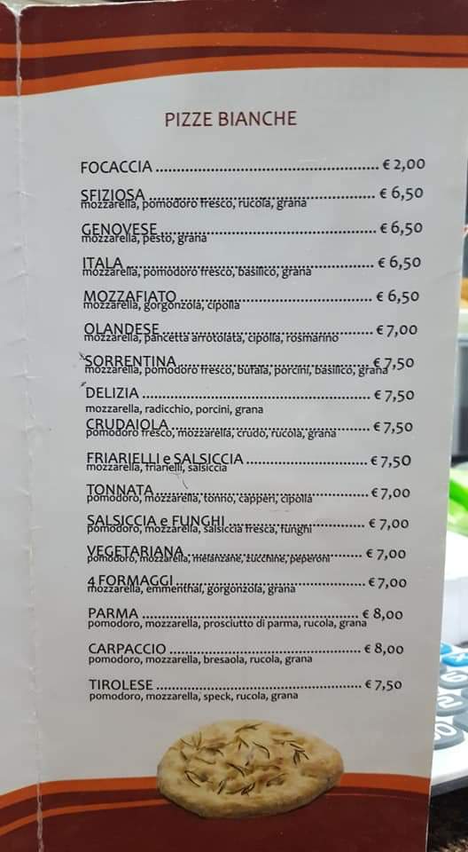 La Fracchia Photo Menu 4
