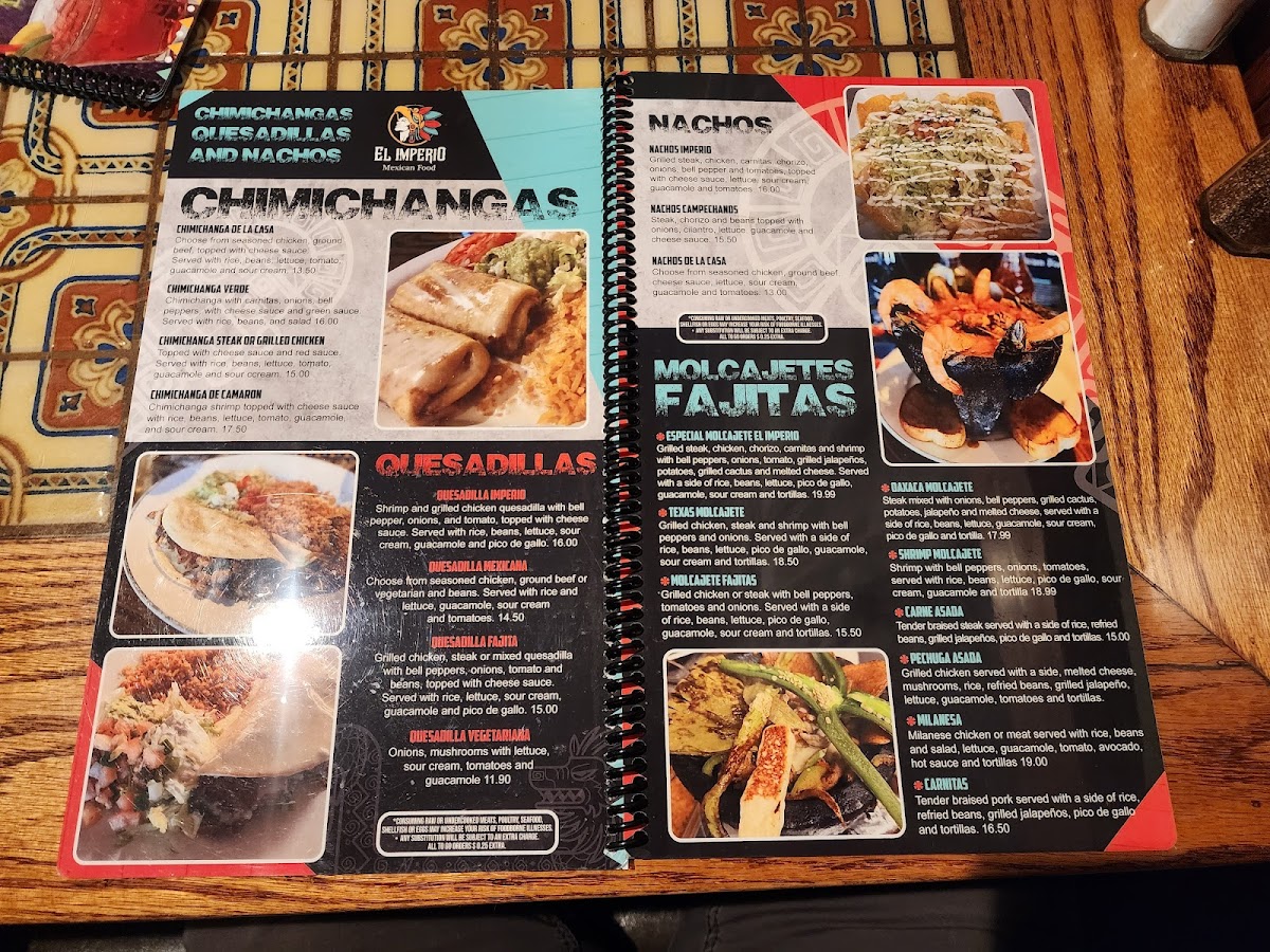 El Imperio Mexican Food Photo Menu 5