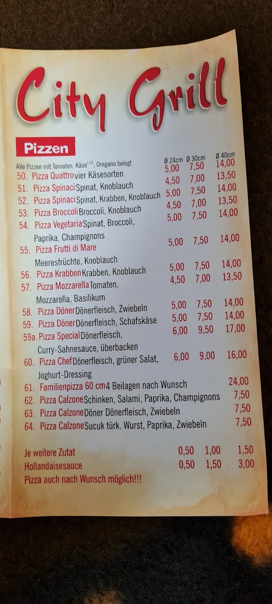 City Grill Photo Menu 7