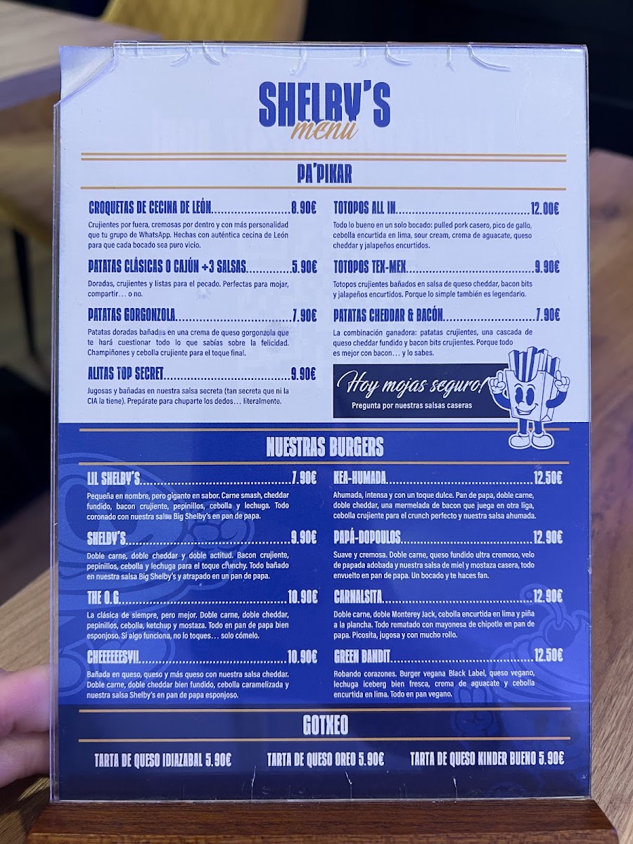 Shelby’s | Smash Burgers Photo Menu 2