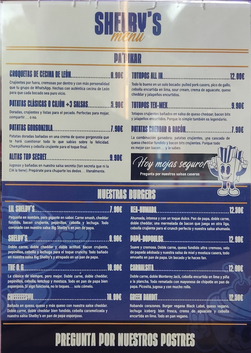 Shelby’s | Smash Burgers Photo Menu 3