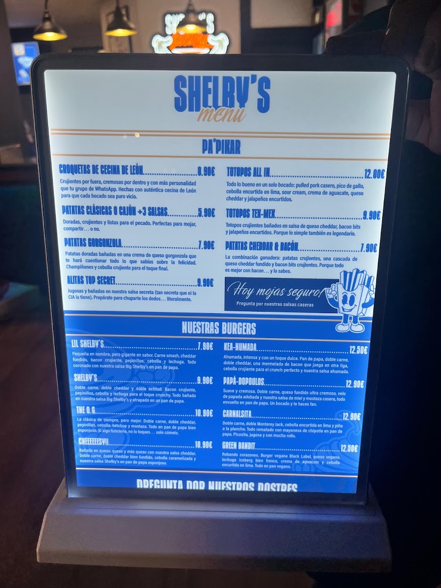 Shelby’s | Smash Burgers Photo Menu 5