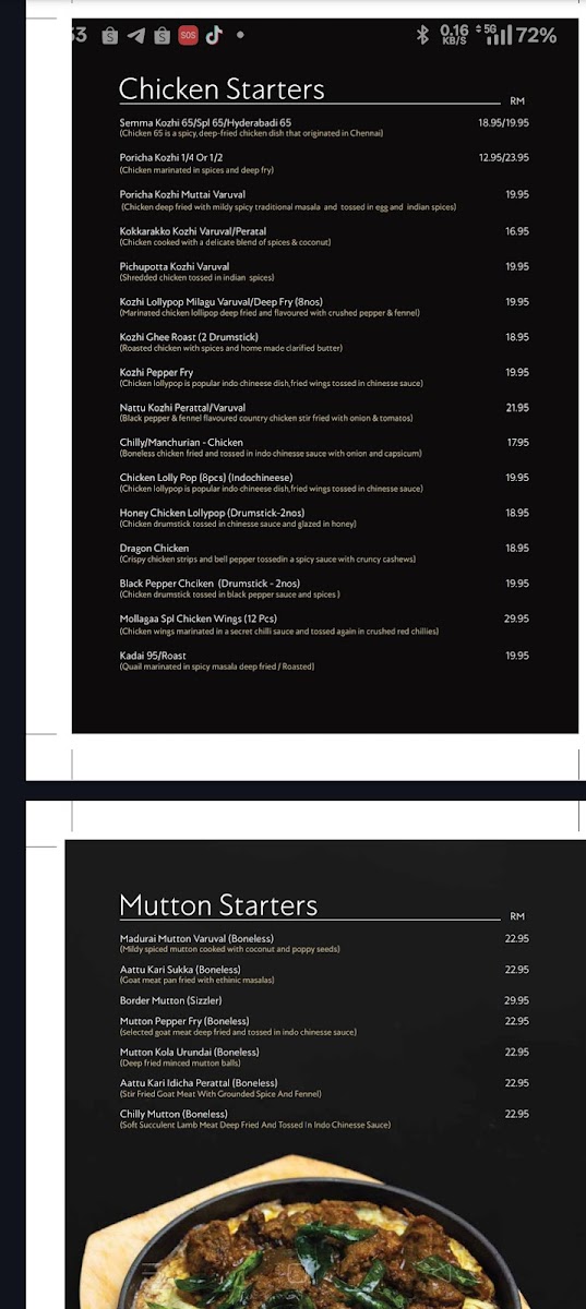 Mollagaa Restaurant Photo Menu 1