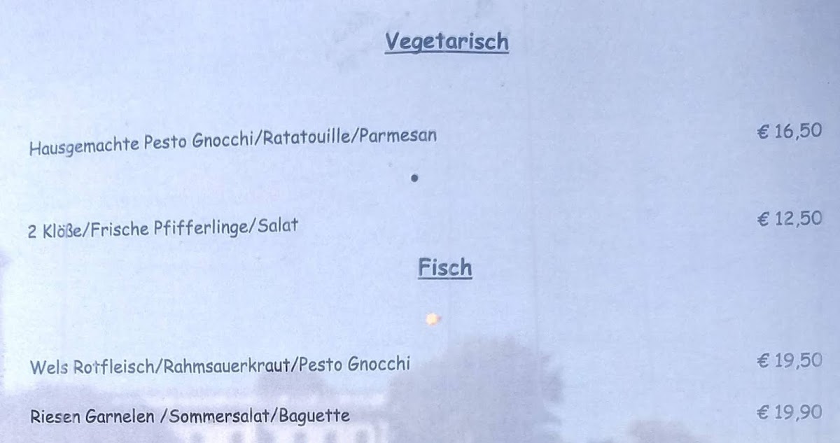 Restaurant Pagenhaus - Schloss Friedenstein Photo Menu 1