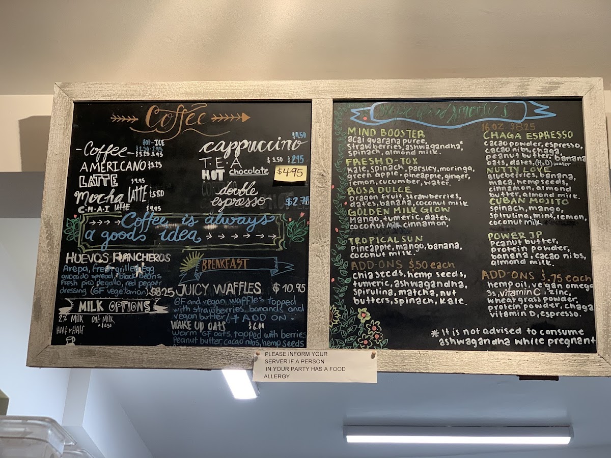 JUICYGREENS Photo Menu 2