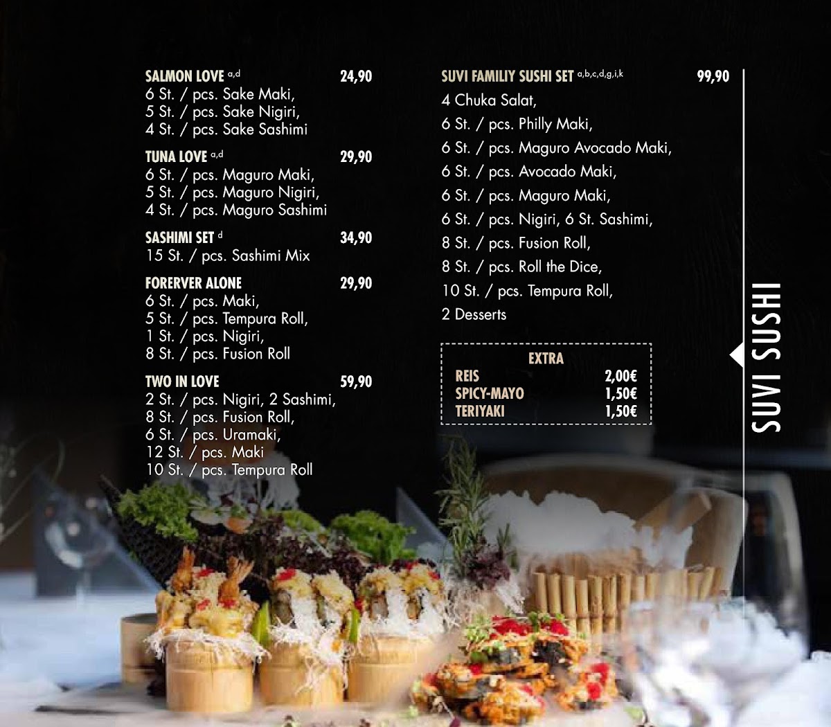 SUVI Modern Asian Kitchen Photo Menu 1