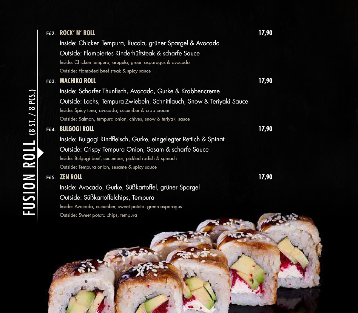 SUVI Modern Asian Kitchen Photo Menu 3