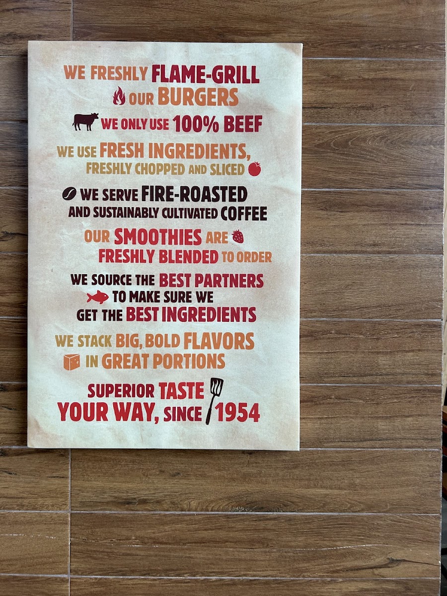 Burger King - MCIA International Terminal Photo Menu 4