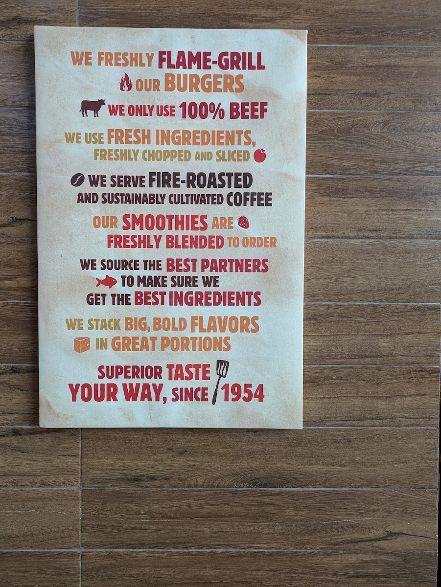 Burger King - MCIA International Terminal Photo Menu 5
