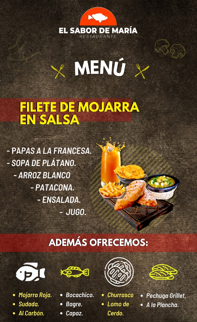 El Sabor de María Photo Menu 2