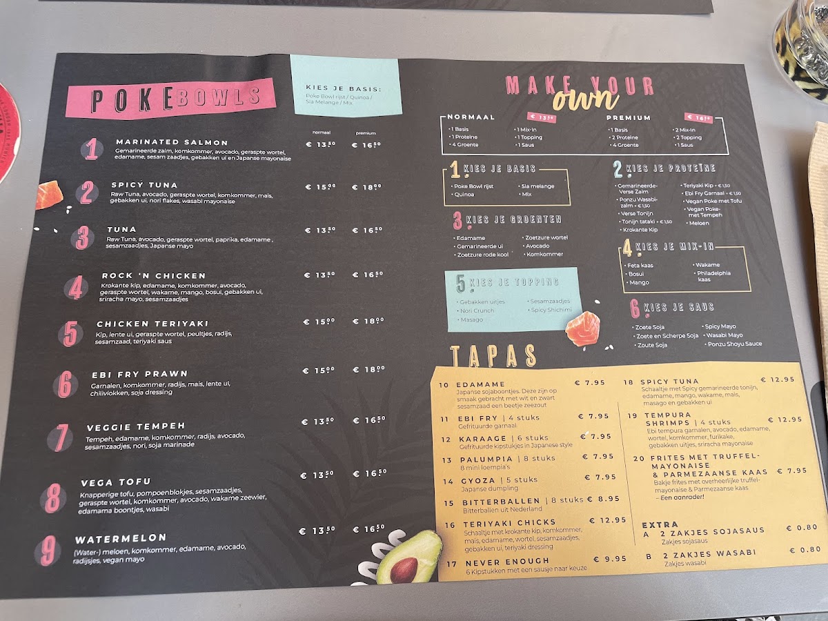 PokeBowl Photo Menu 3