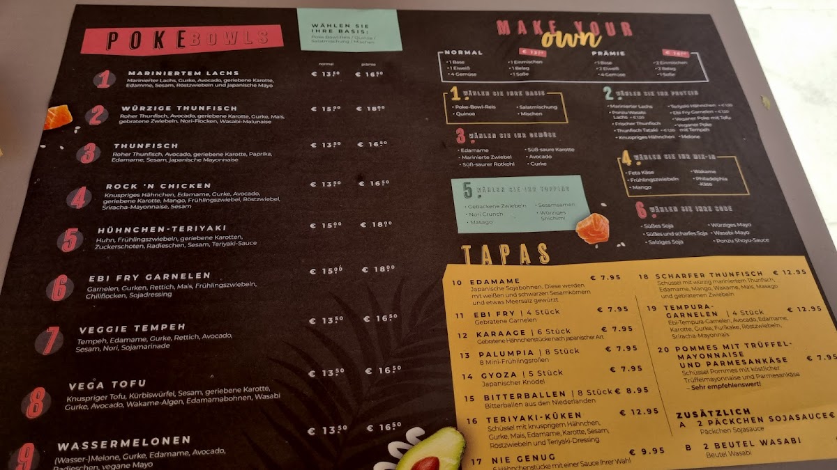 PokeBowl Photo Menu 5