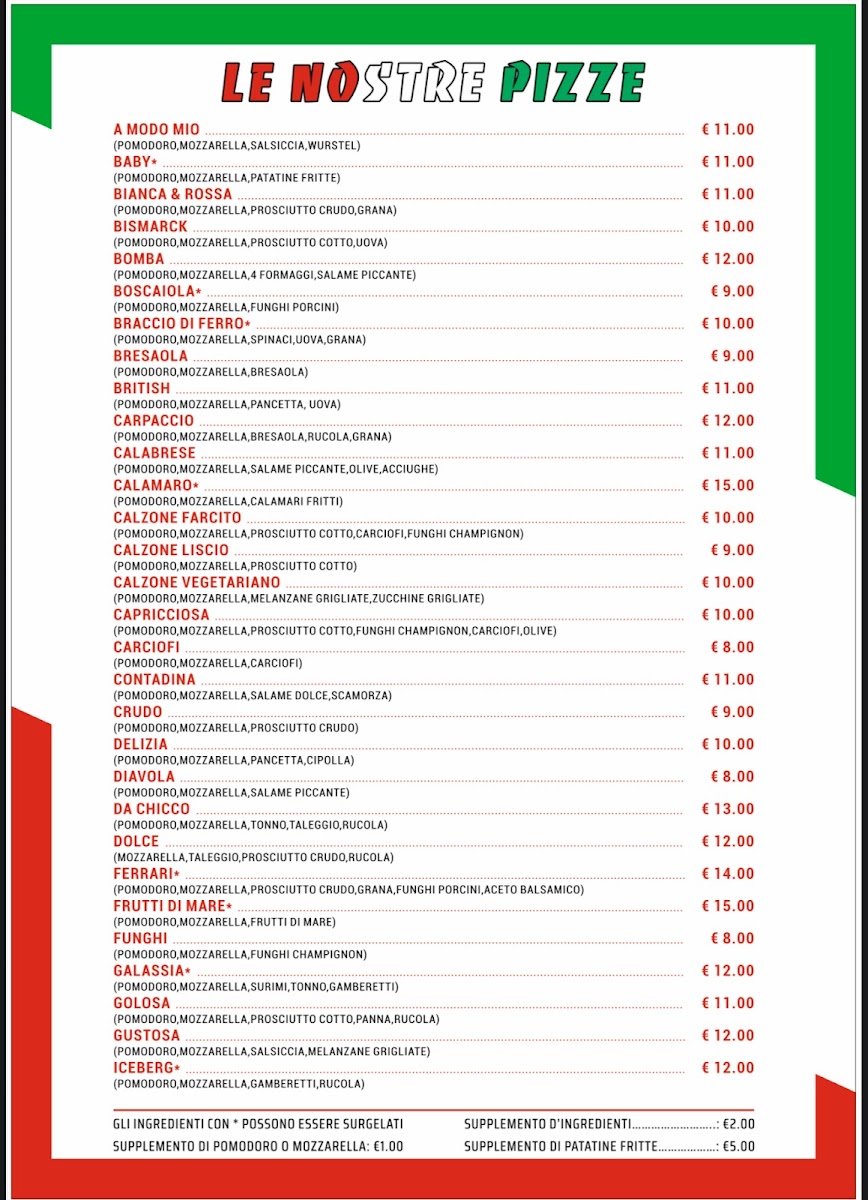Ristorante Pizzeria Da Chicco Photo Menu 6