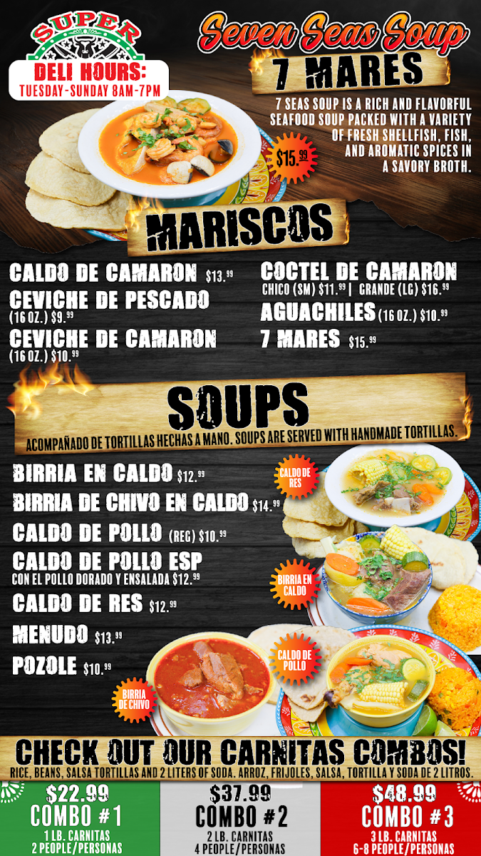 Super Carniceria Photo Menu 3