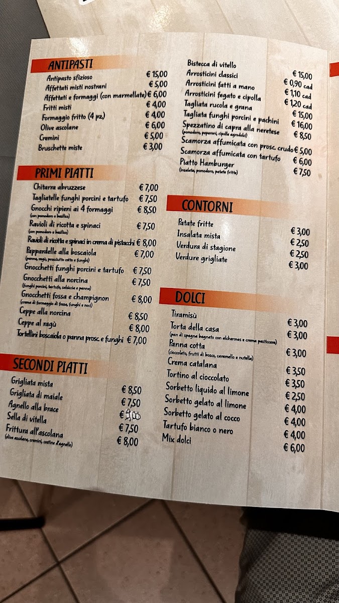 Hotel Ristorante Pizzeria Tramonto Photo Menu 6