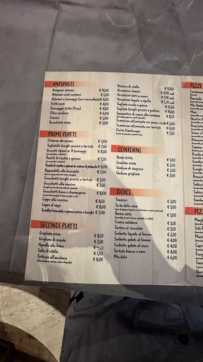 Hotel Ristorante Pizzeria Tramonto Photo Menu 9