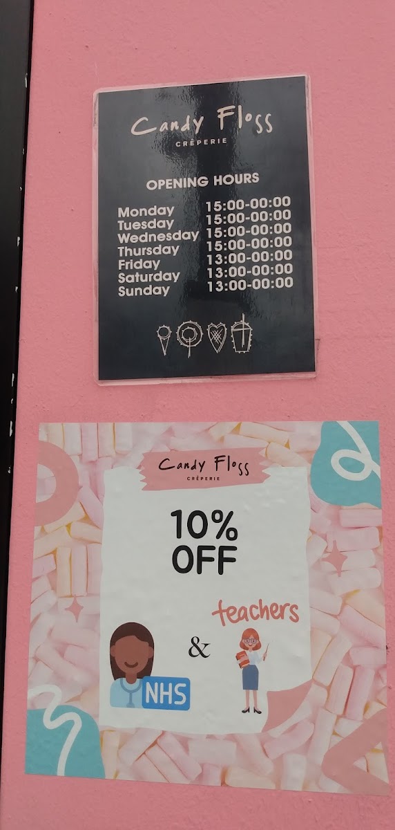 Candy Floss Creperie (Leytonstone) Photo Menu 10