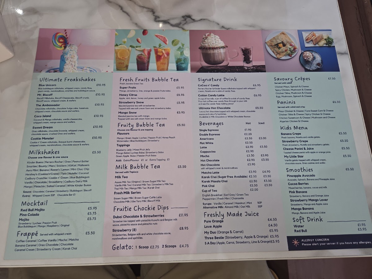 Candy Floss Creperie (Leytonstone) Photo Menu 4