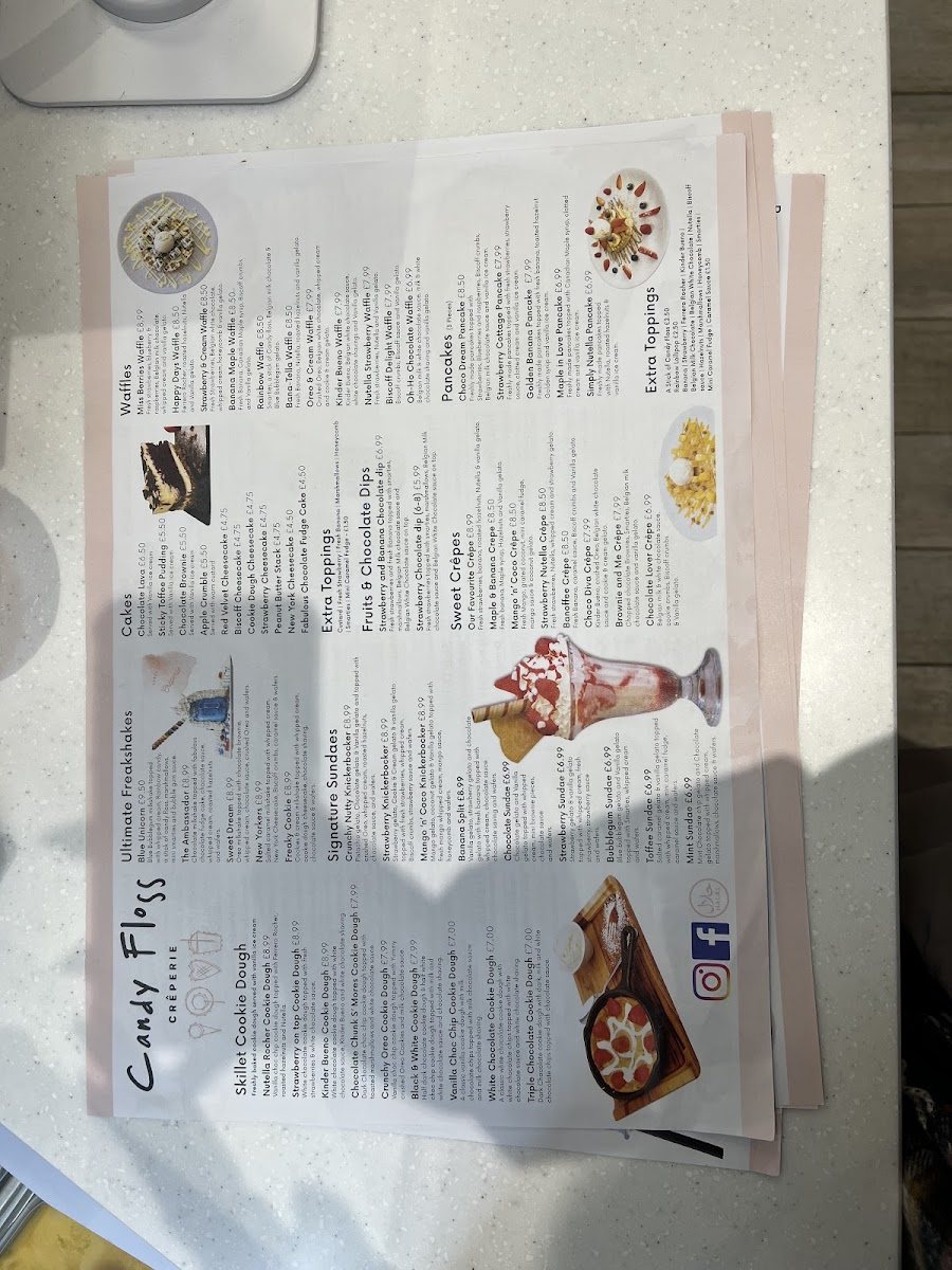 Candy Floss Creperie (Leytonstone) Photo Menu 9