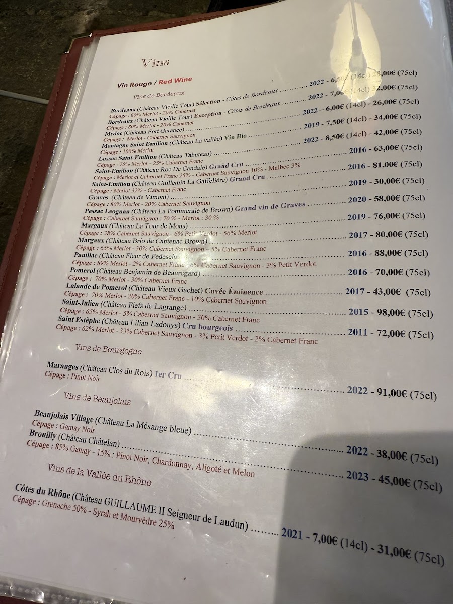 Le Marmiton de Lutèce Photo Menu 1