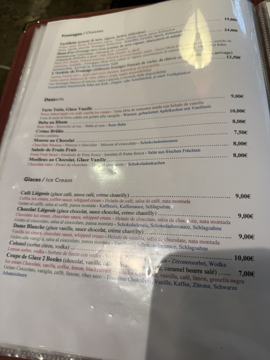 Le Marmiton de Lutèce Photo Menu 5