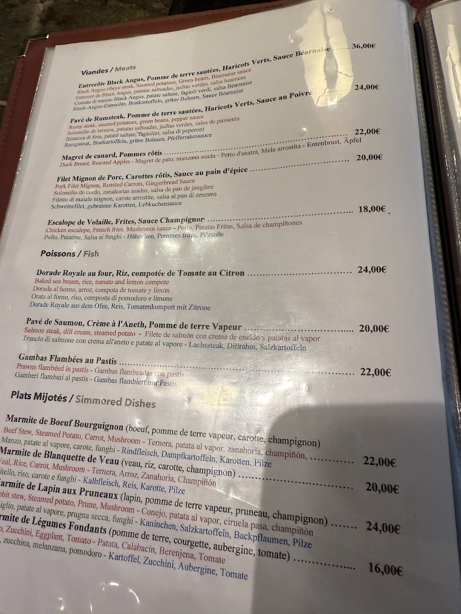 Le Marmiton de Lutèce Photo Menu 6