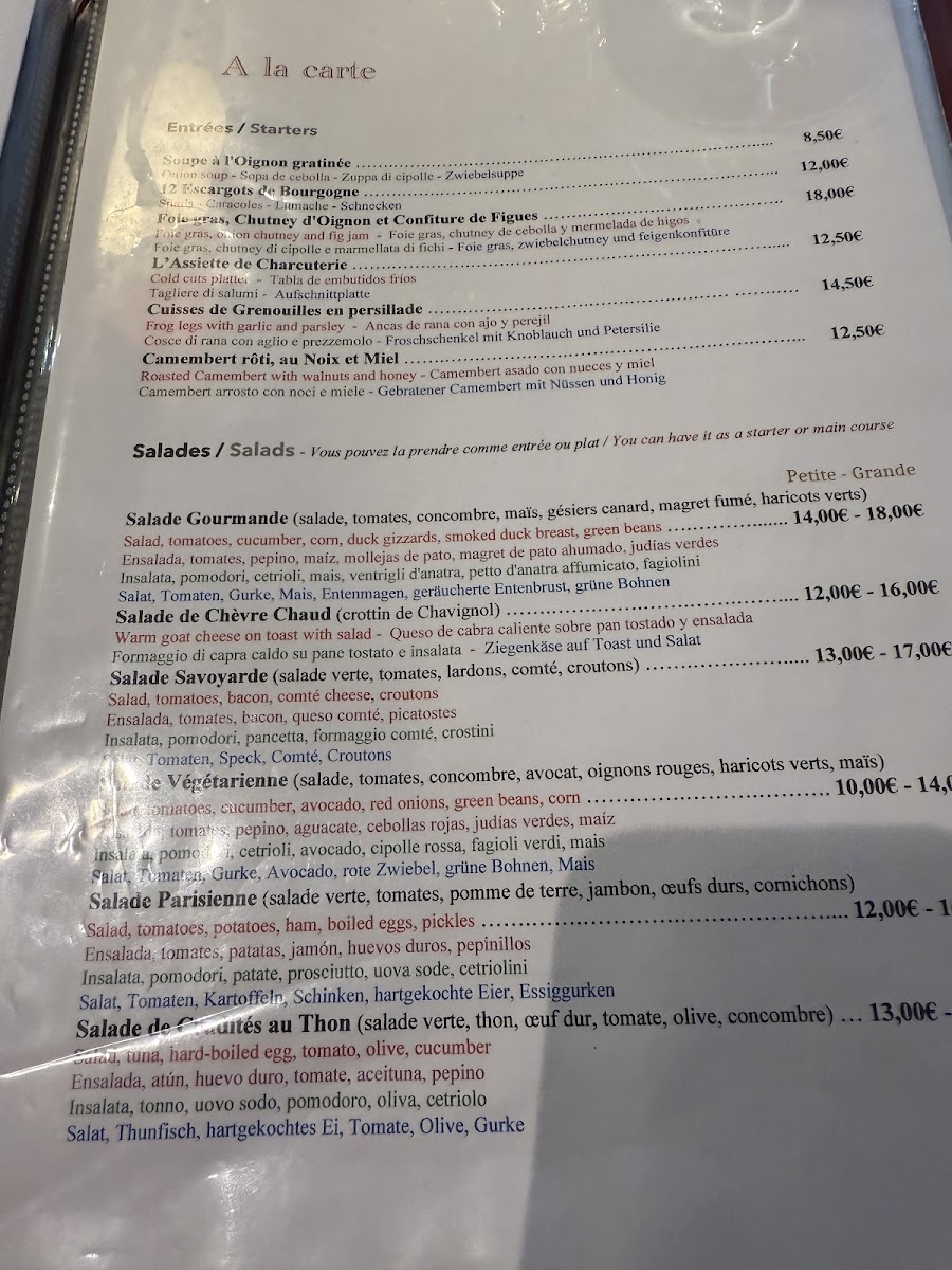 Le Marmiton de Lutèce Photo Menu 7