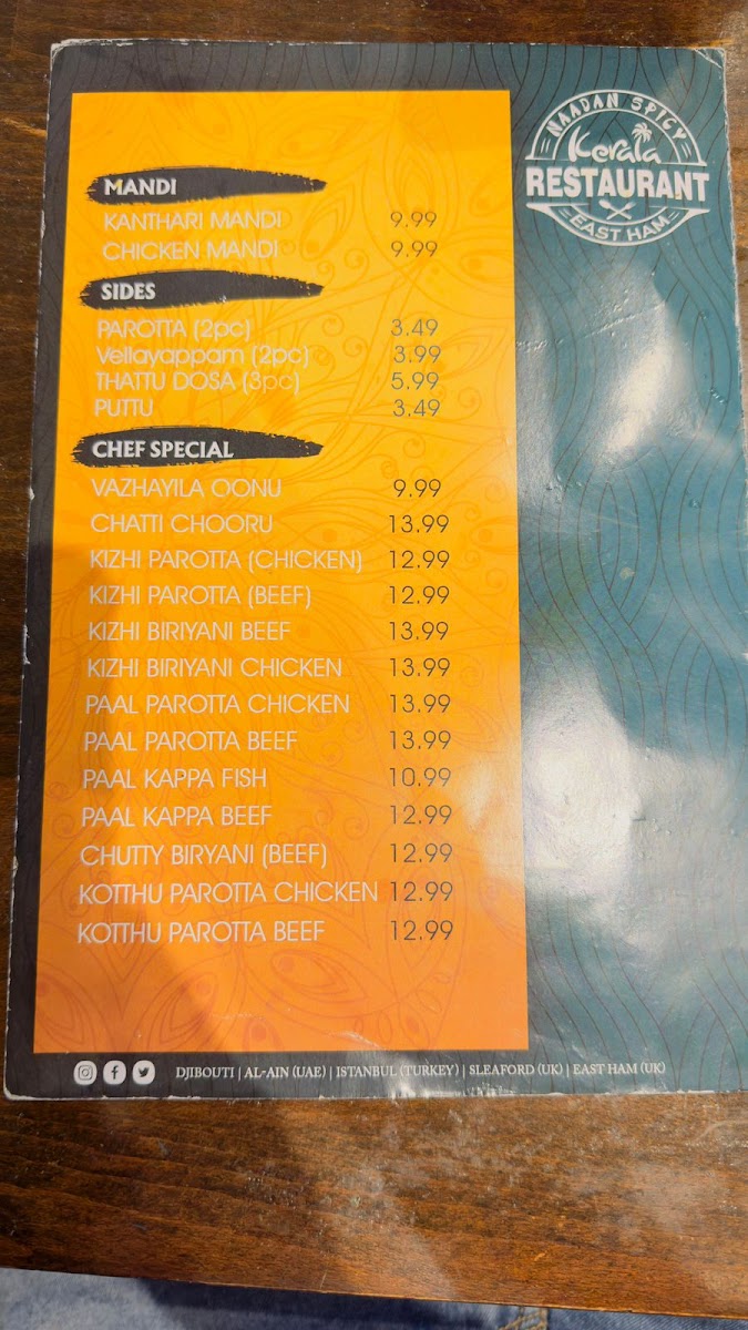Naadan Spicy - Kerala Restaurant Photo Menu 7