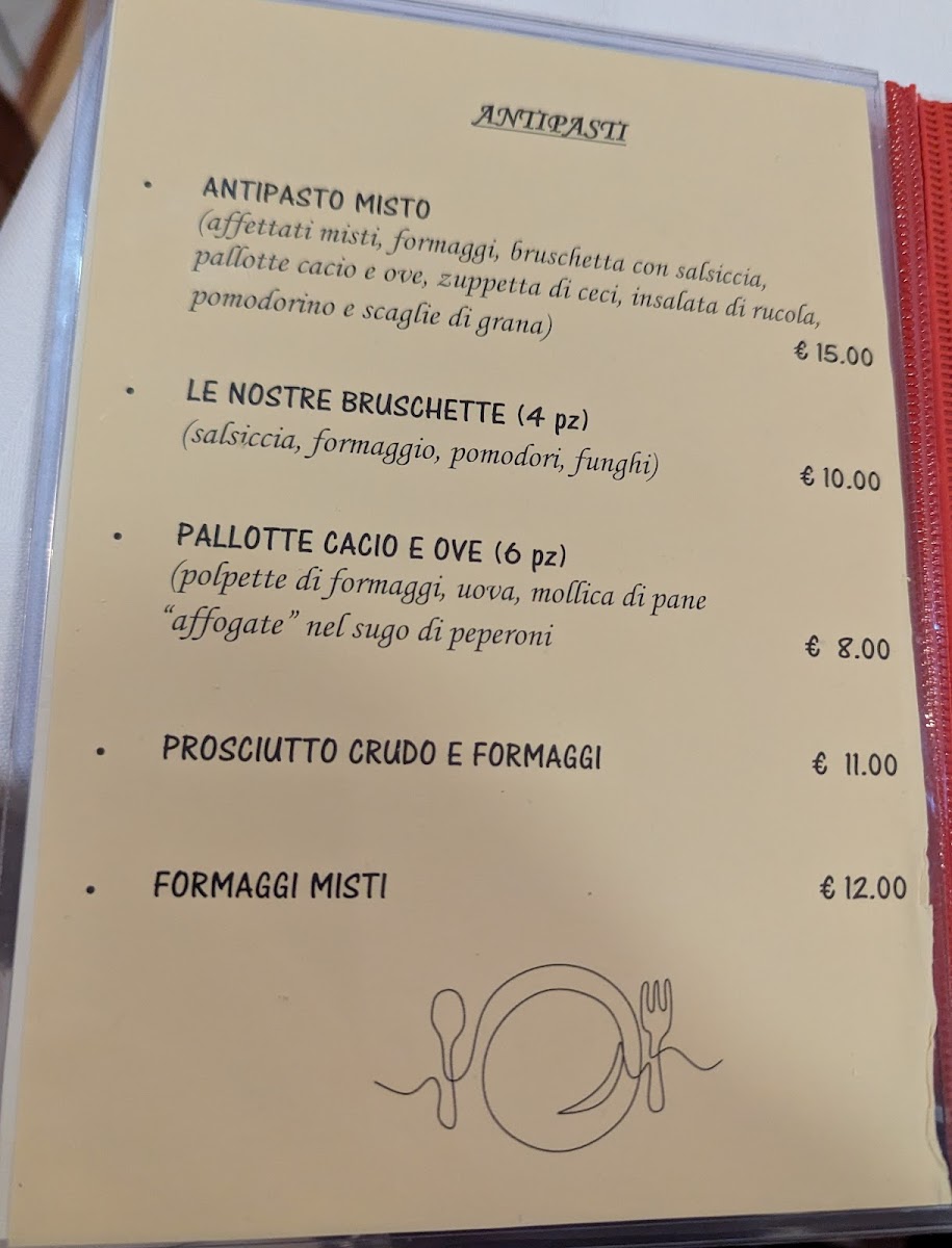 Collina del Cavaliere Photo Menu 3