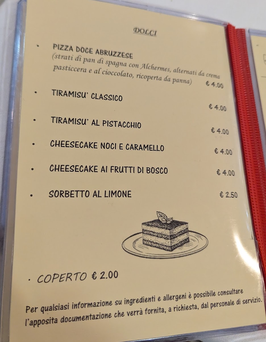 Collina del Cavaliere Photo Menu 4