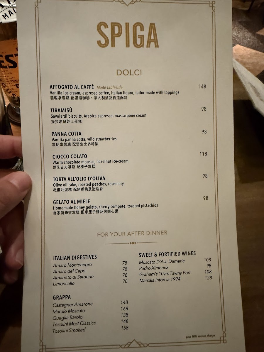SPIGA Photo Menu 4