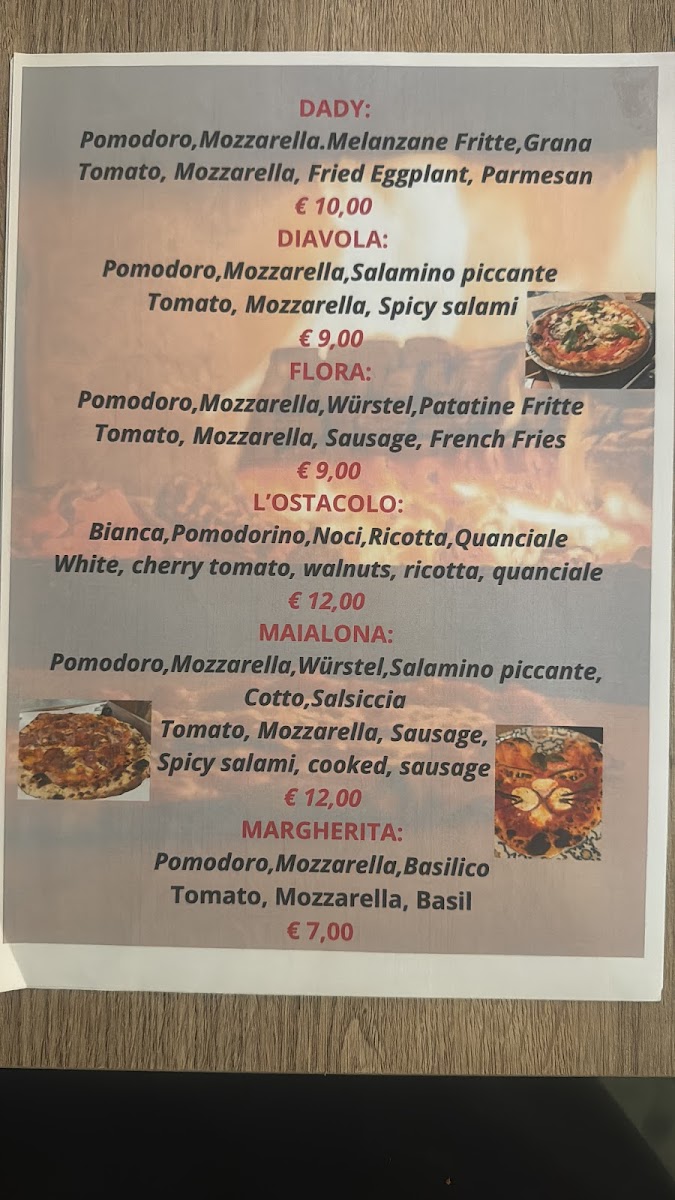 Pizzeria/pasticceria/Ristorante/Forno L'Ostacolo Photo Menu 1