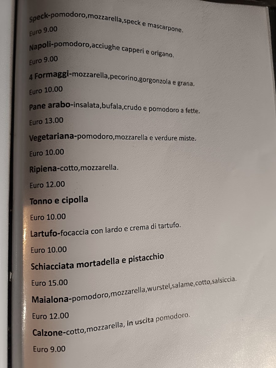 Pizzeria/pasticceria/Ristorante/Forno L'Ostacolo Photo Menu 10
