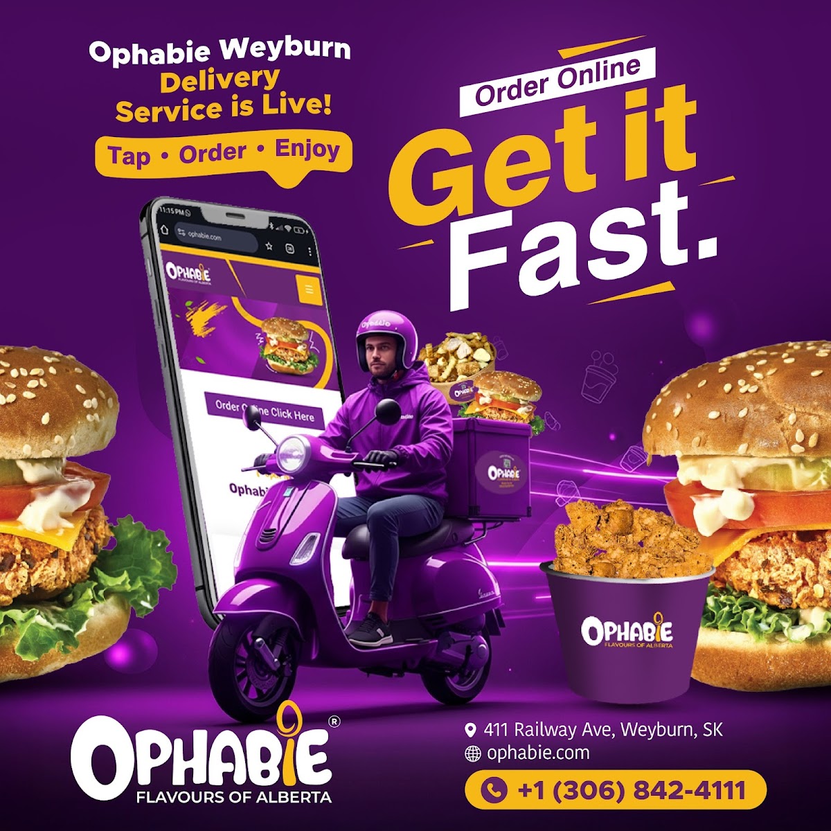 Fried Chicken, Burger | Ophabie Photo Menu 7