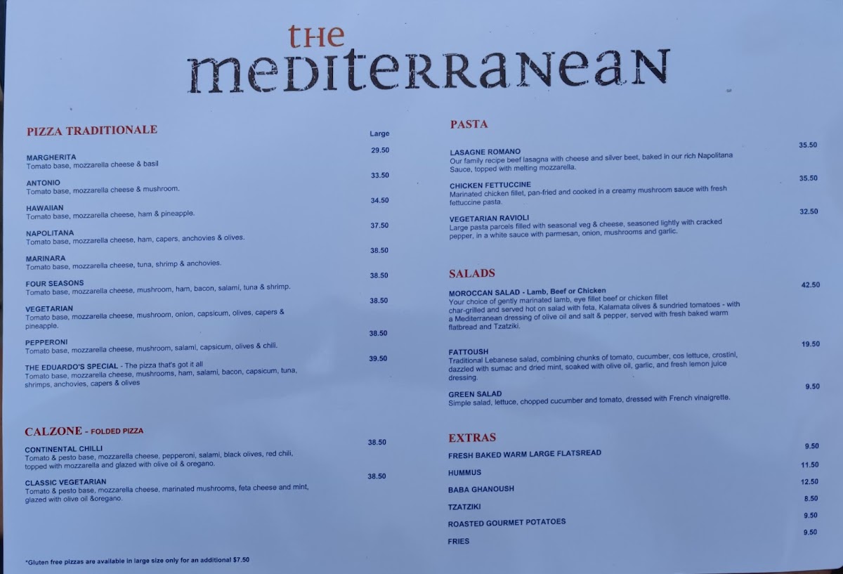 The Mediterranean Photo Menu 3