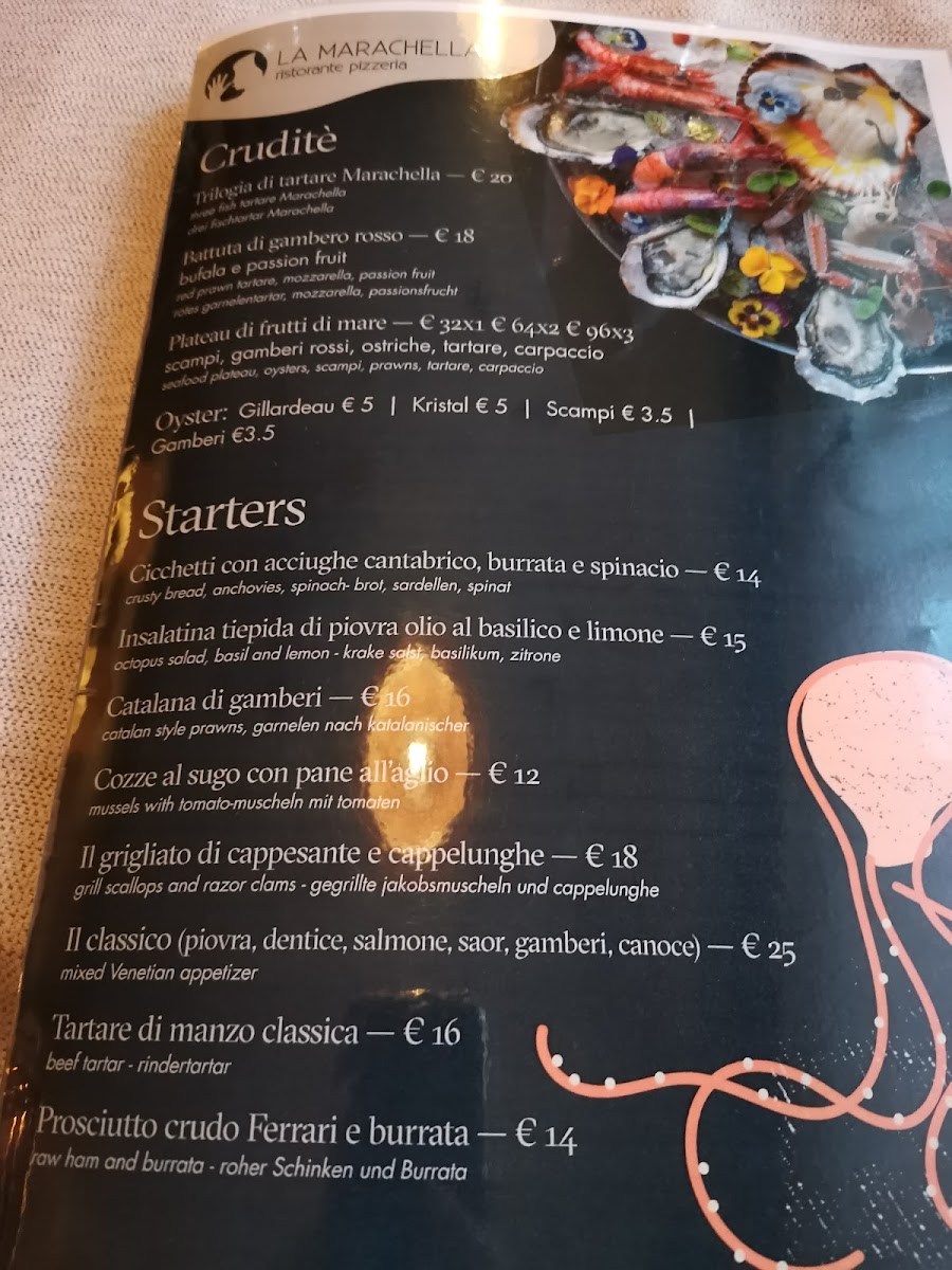 La Marachella Photo Menu 5