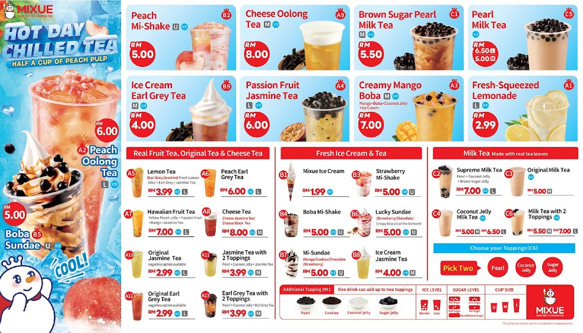 Mixue Bandar Seri Putra Photo Menu 1