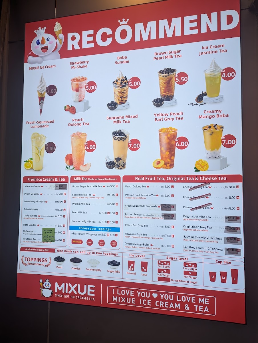 Mixue Bandar Seri Putra Photo Menu 3