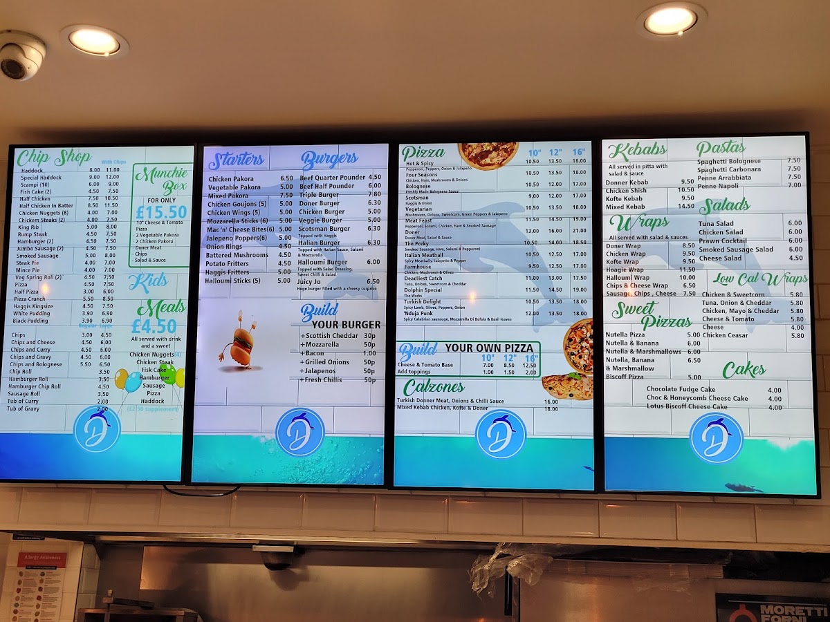 Dolphin Fish & Chip Shop Photo Menu 5