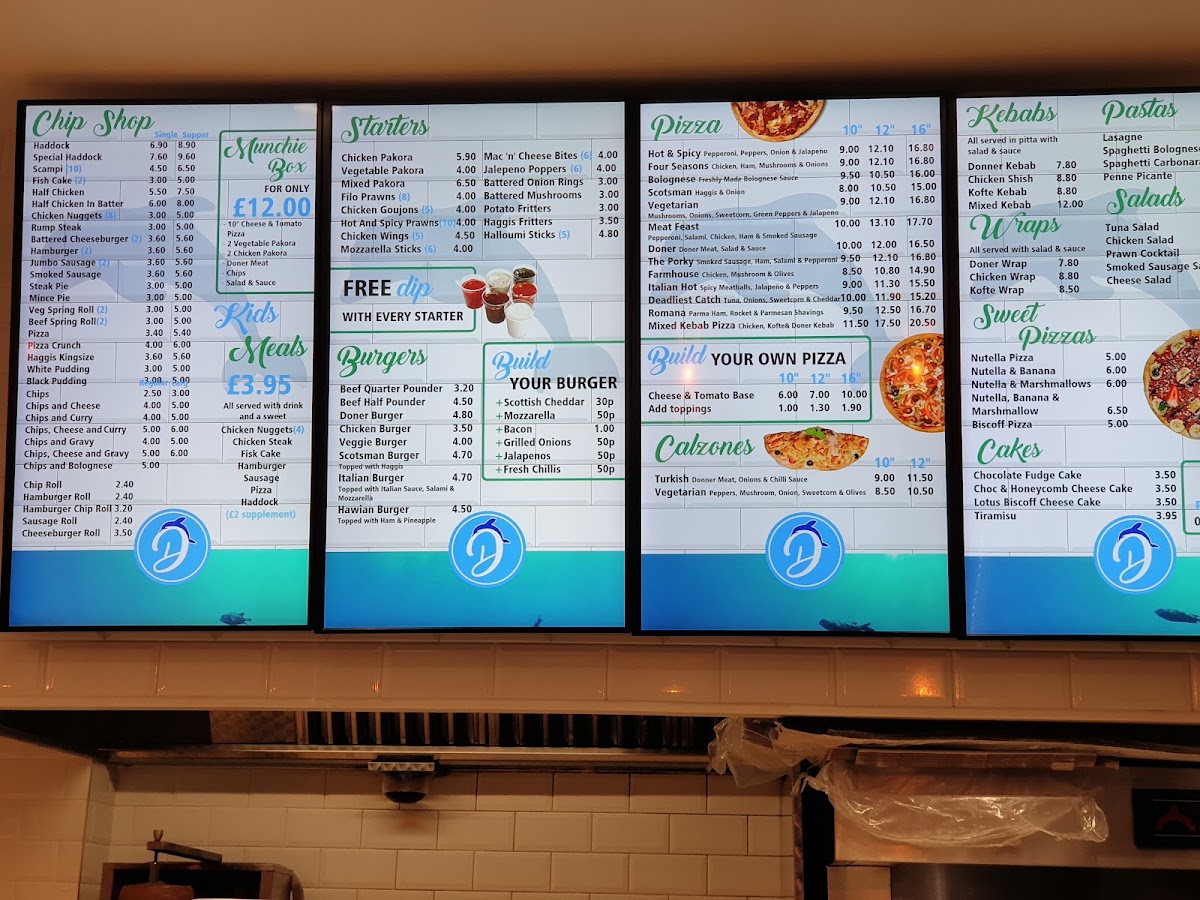 Dolphin Fish & Chip Shop Photo Menu 6