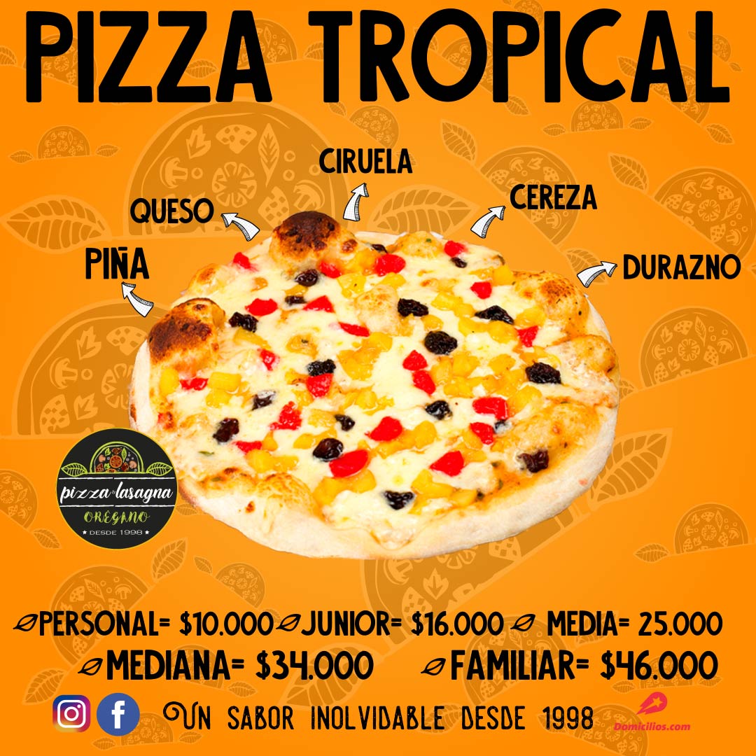 Pizza y lasagna OREGANO Photo Menu 7