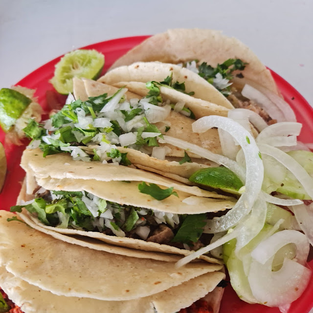 Tacos Arrachera Y Lechón
