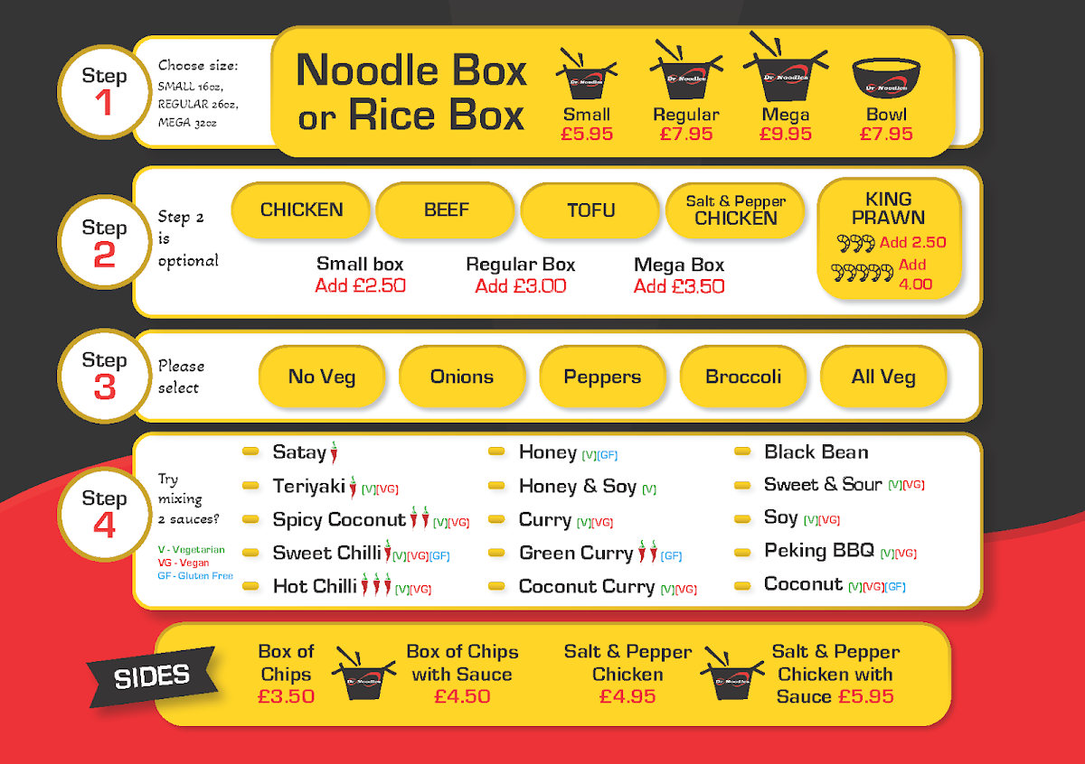 Dr Noodles Rugby Photo Menu 2