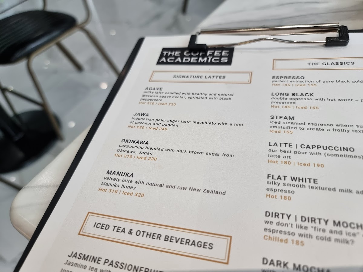 The Coffee Academics BGC Photo Menu 4