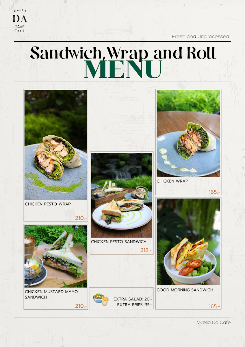 Wella Da Cafe Photo Menu 6