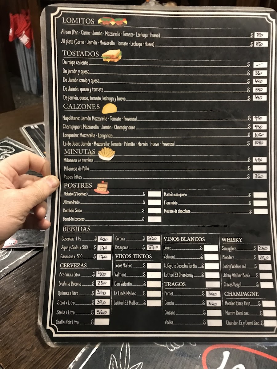 Lo De Juan Photo Menu 2