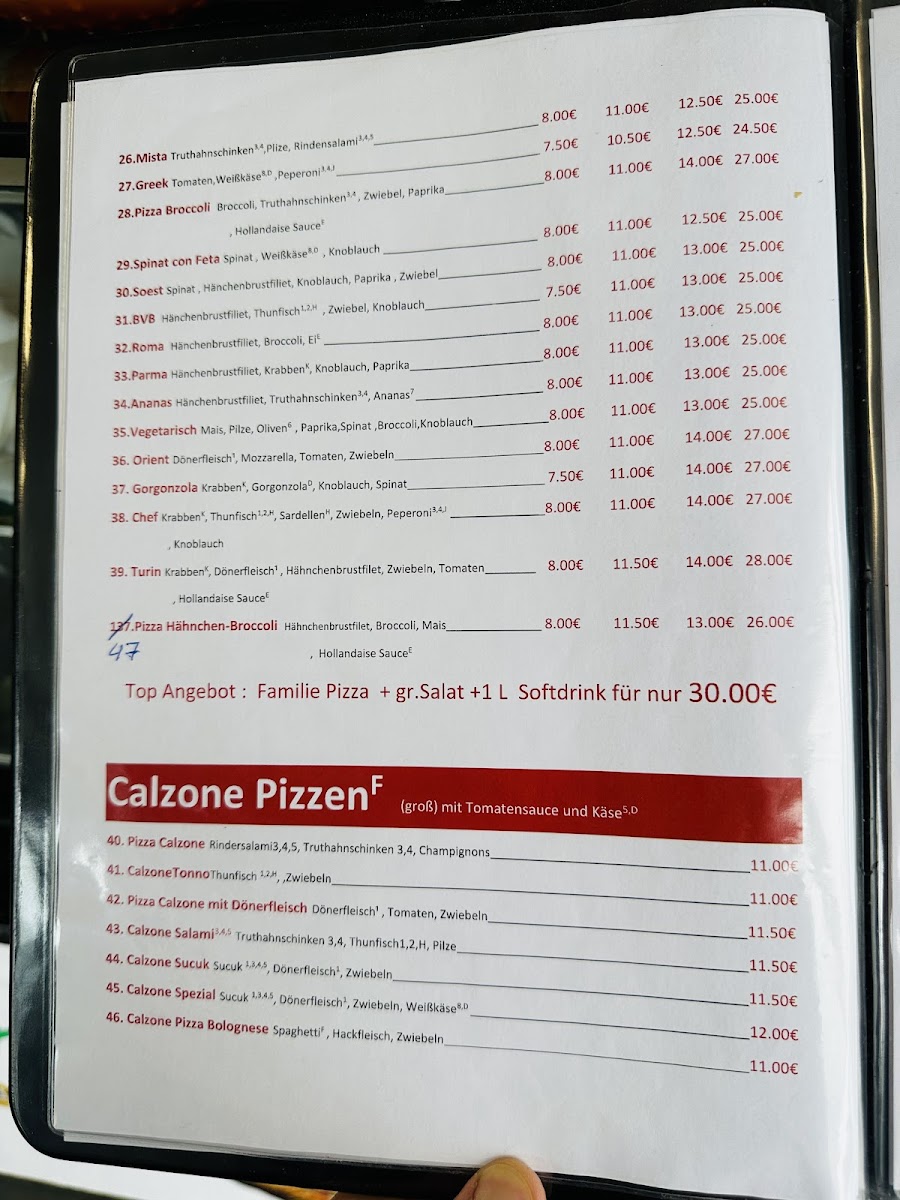 Pizzeria Turin Soest Photo Menu 3