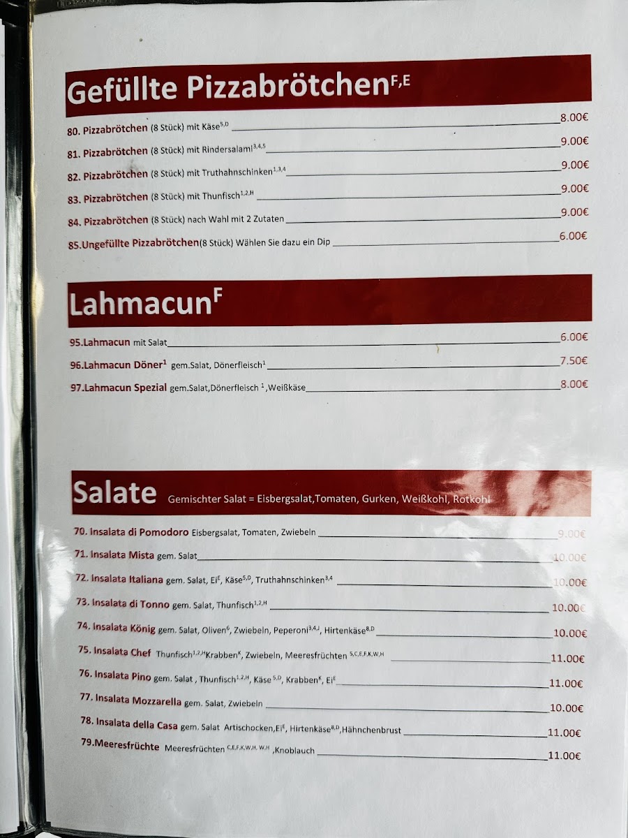 Pizzeria Turin Soest Photo Menu 7