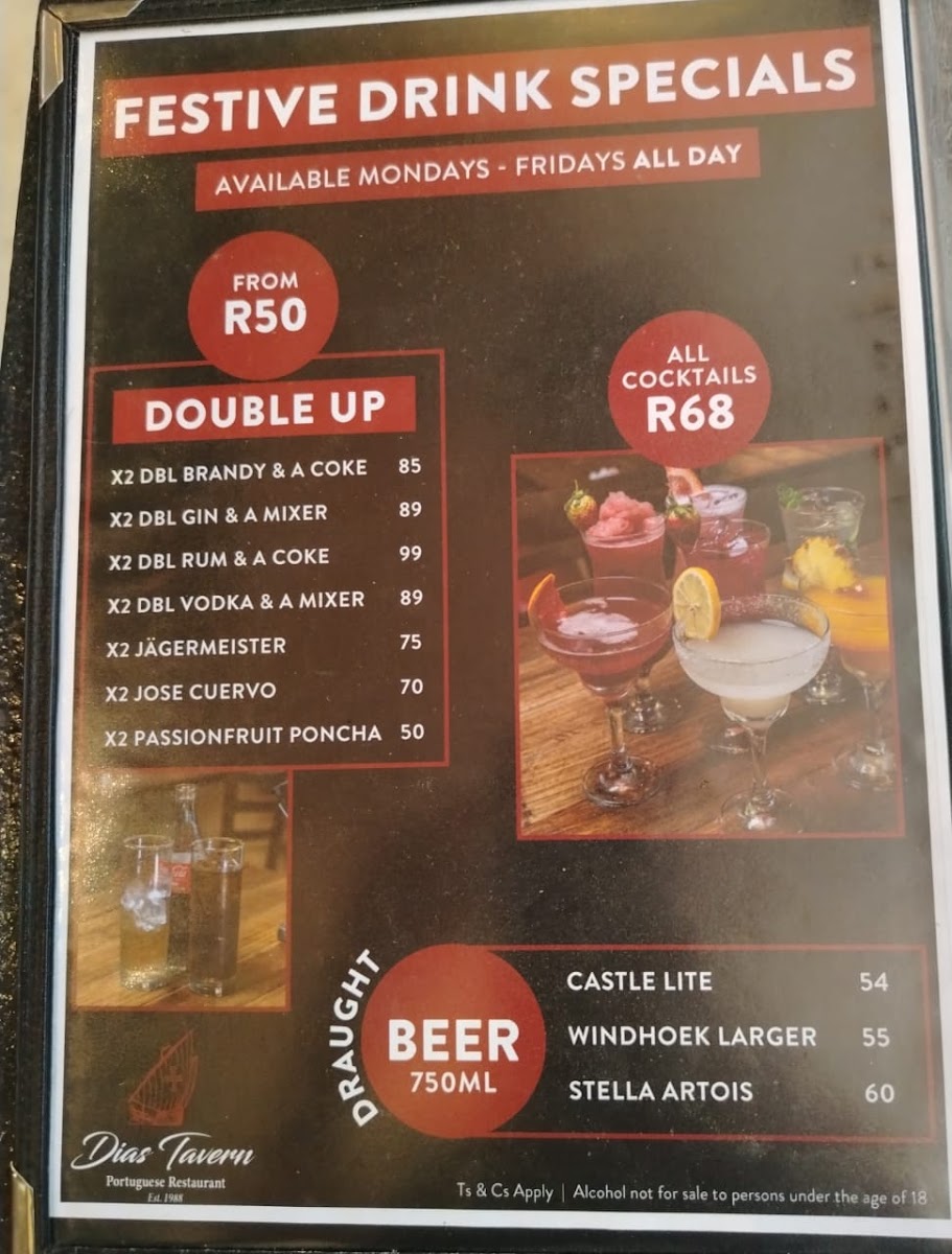 Dias Tavern Willowbridge Portuguese Restaurant Photo Menu 5