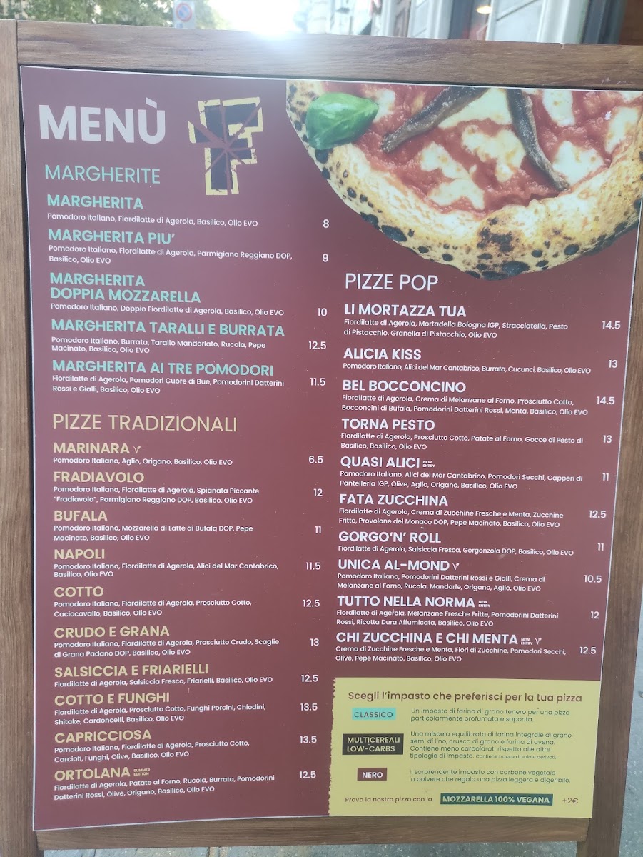 Fradiavolo Pizzeria - Milano Premuda Photo Menu 2